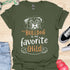 My bulldog is my favorite child - V2 - Hand Drawn T-Shirt